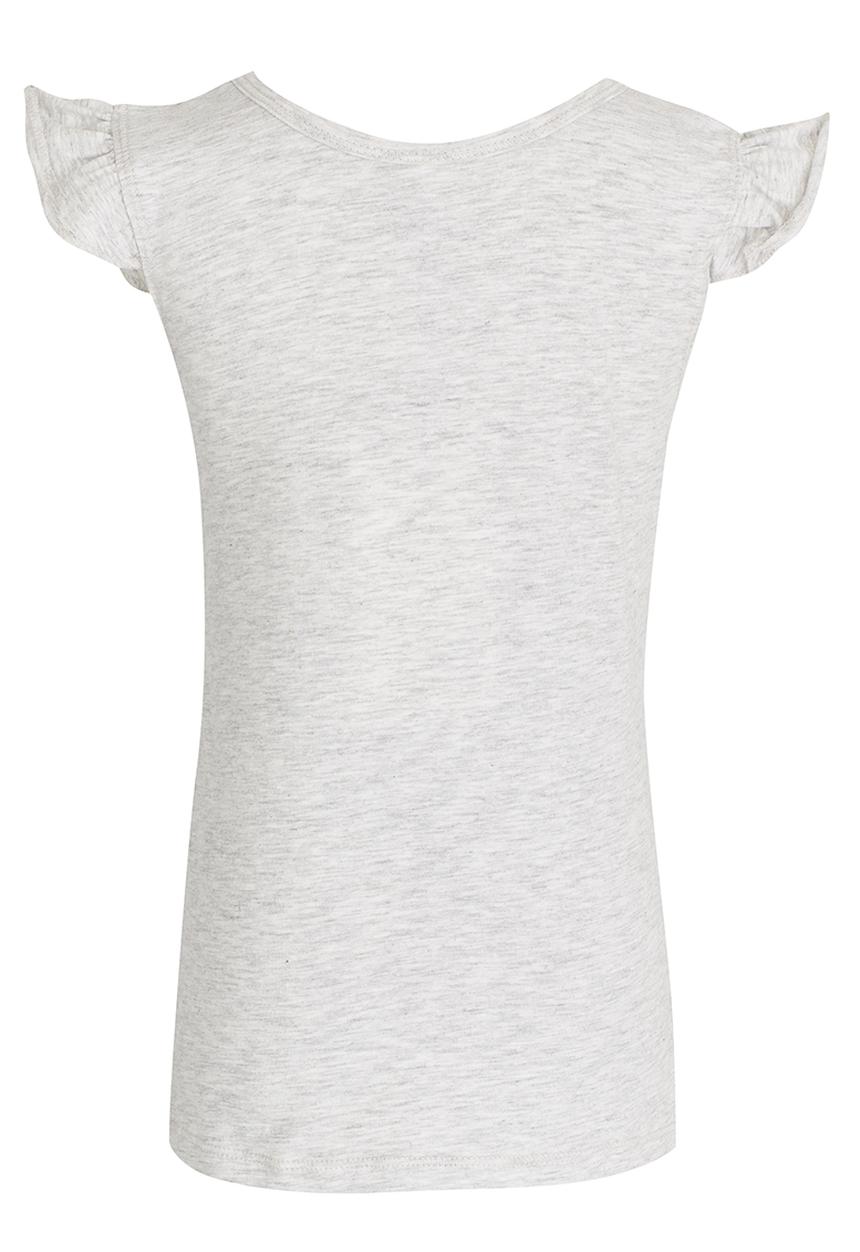 Name It - Printed Tee Pale Grey