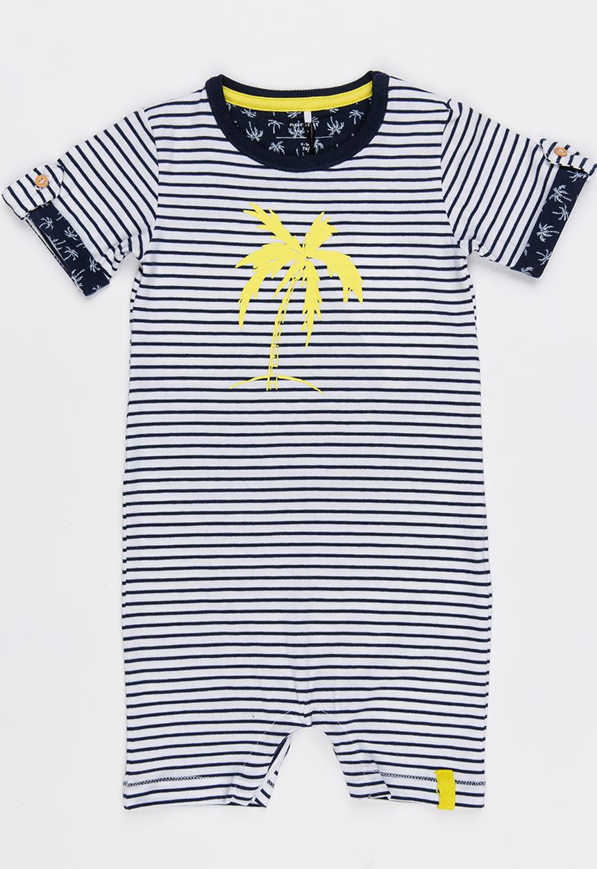 Name It - Stripped Romper Navy