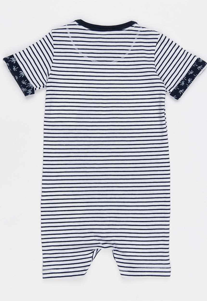 Name It - Stripped Romper Navy