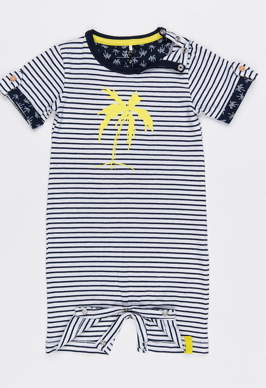Name It - Stripped Romper Navy