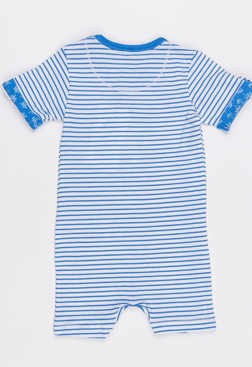 Name It - Stripped Romper Blue