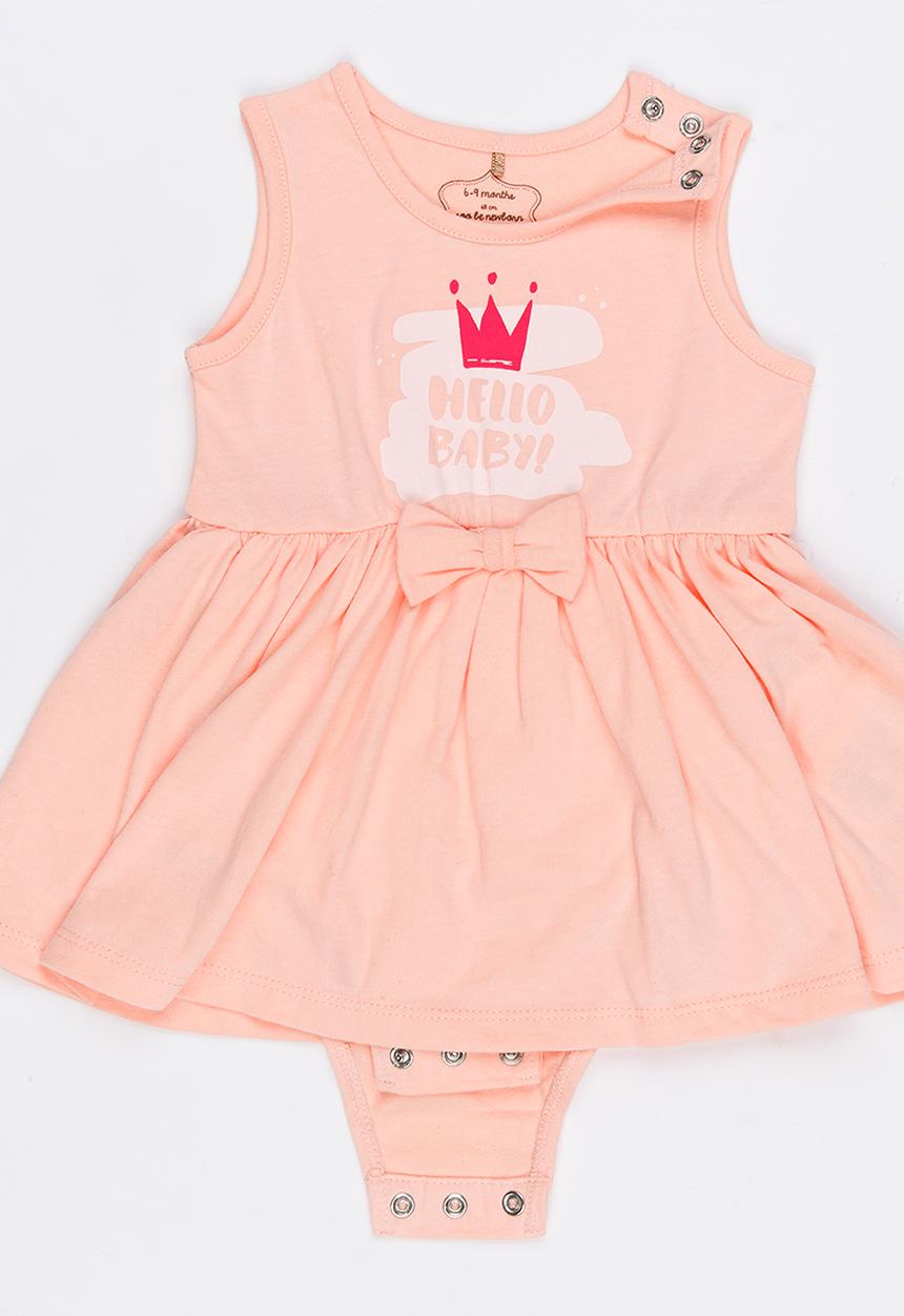 Soobe - Printed Dress Coral