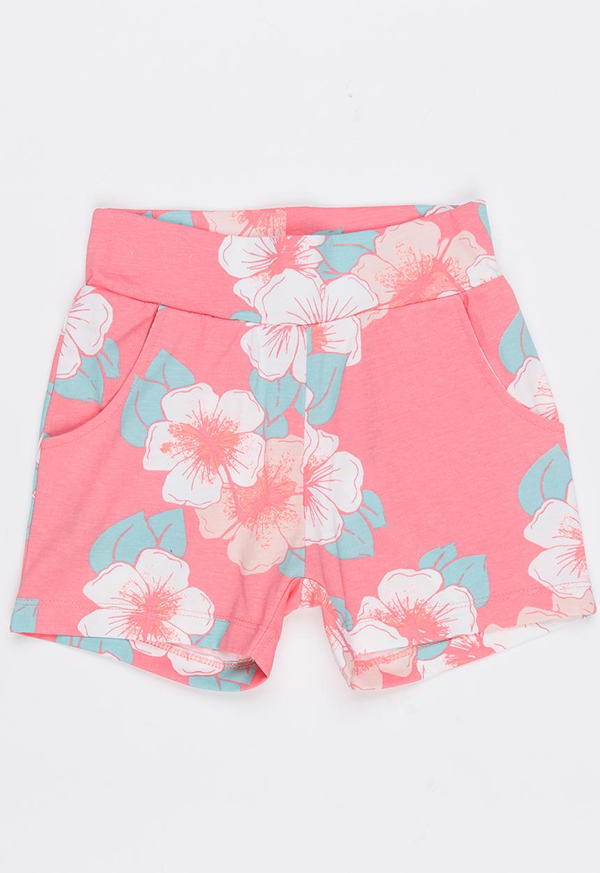 Name It - Printed Shorts White
