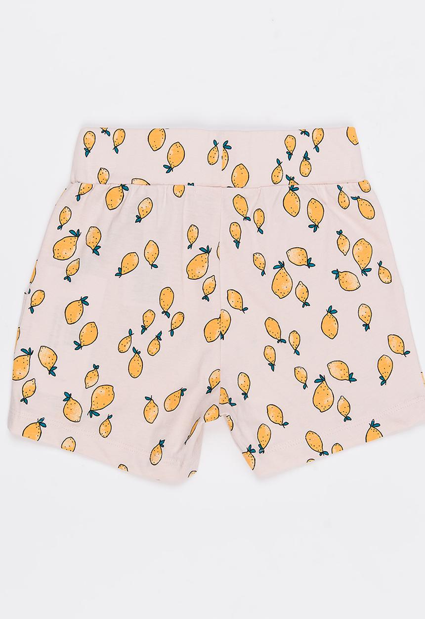 Name It - Printed Shorts Pale Pink