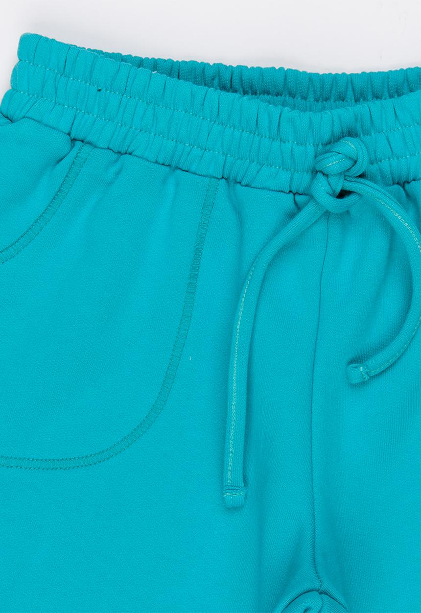 Rebel Republic - Knit Pull On Shorts Green