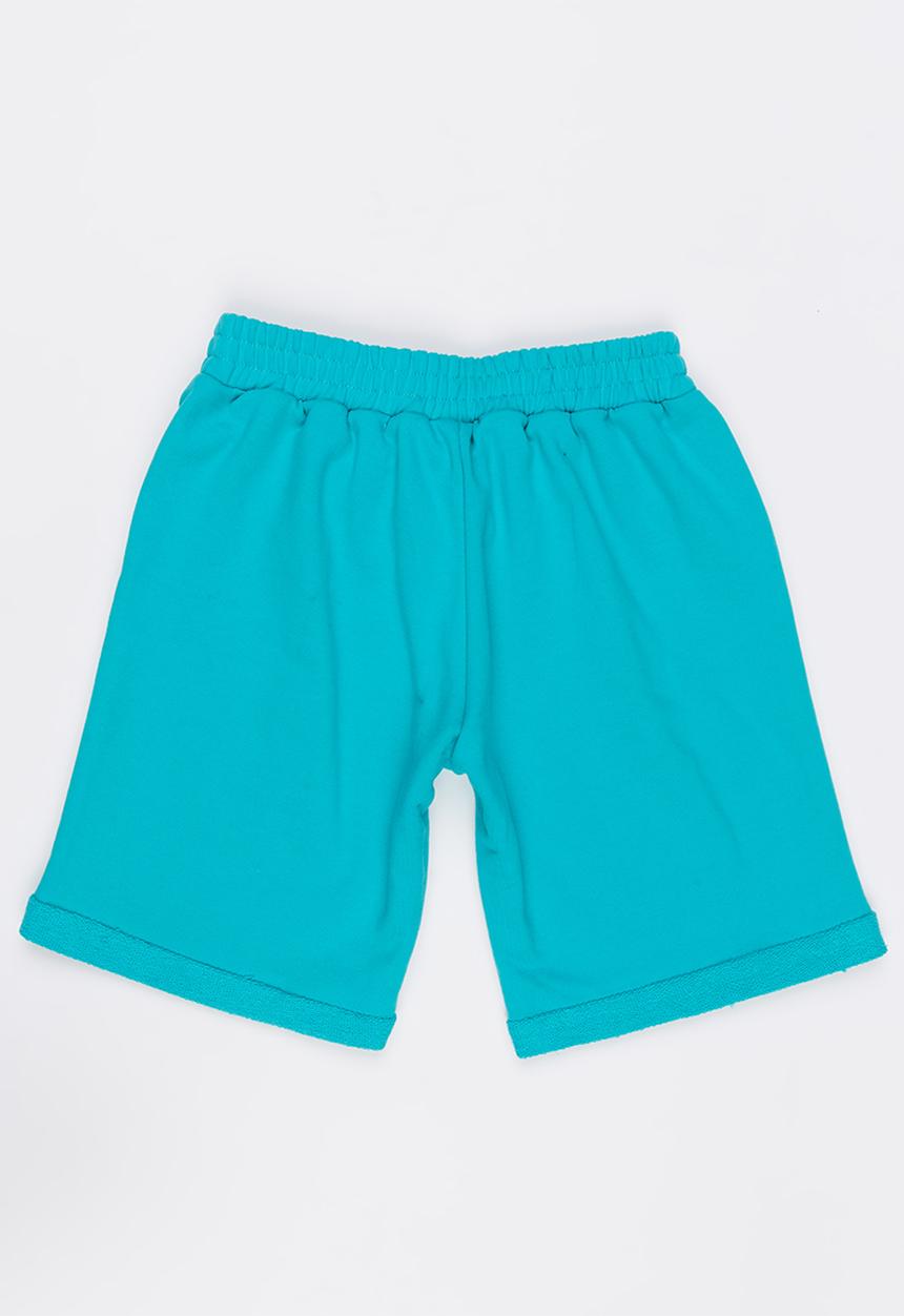 Rebel Republic - Knit Pull On Shorts Green
