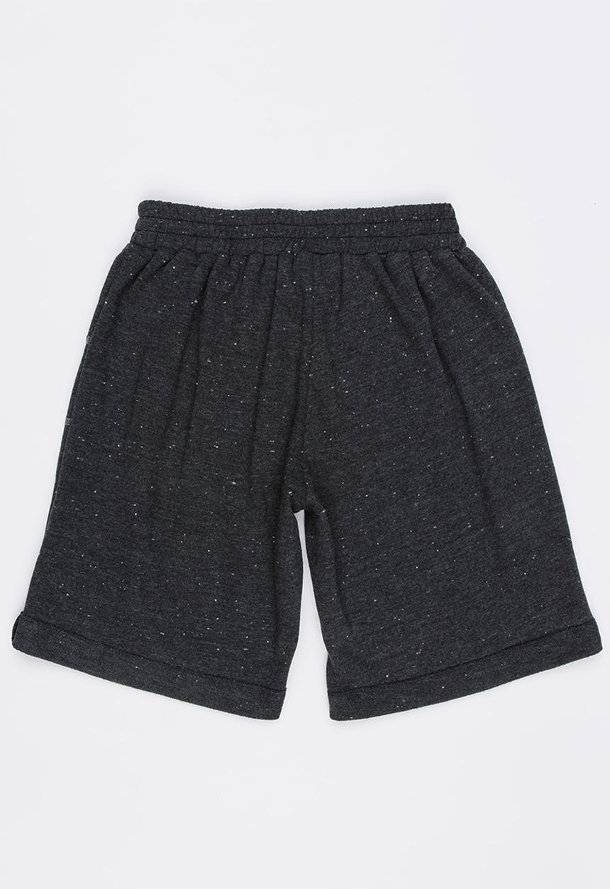Rebel Republic - Knit Pull On Shorts Mid Grey