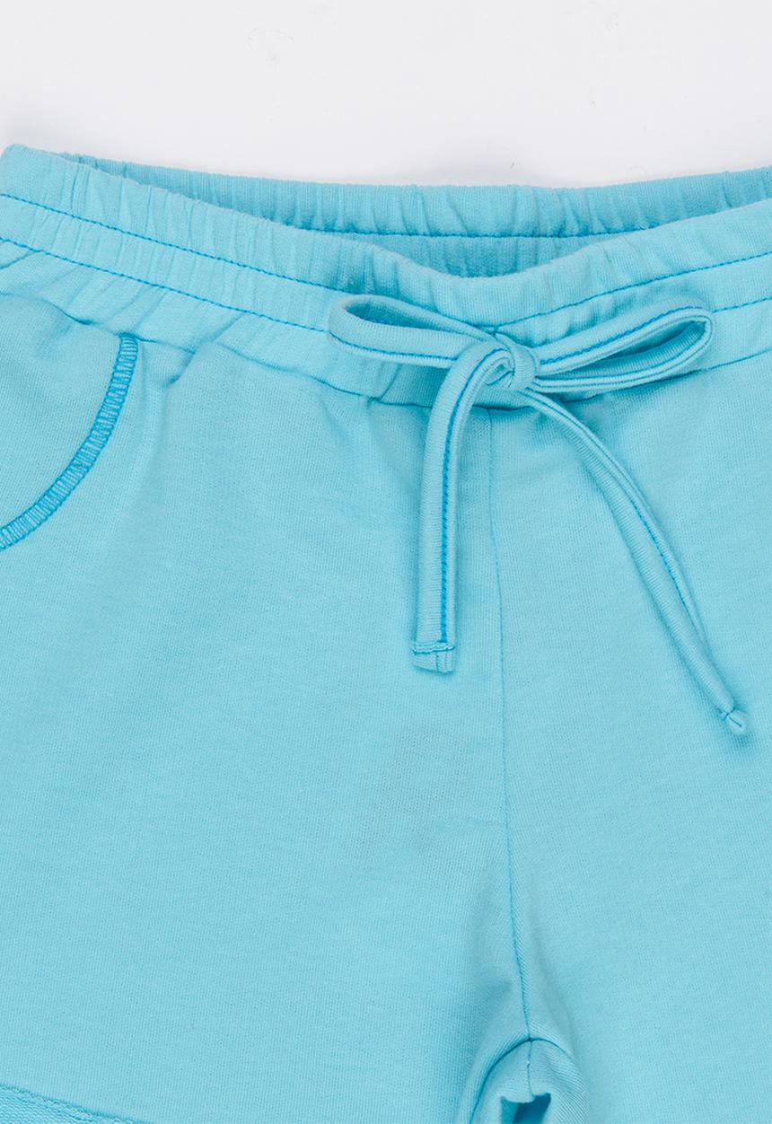 Rebel Republic - Fleece Shorts Mid Blue