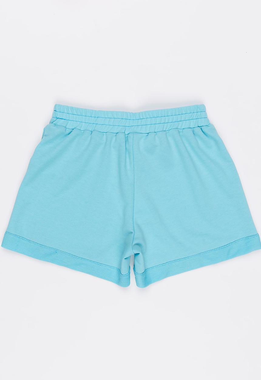 Rebel Republic - Fleece Shorts Mid Blue