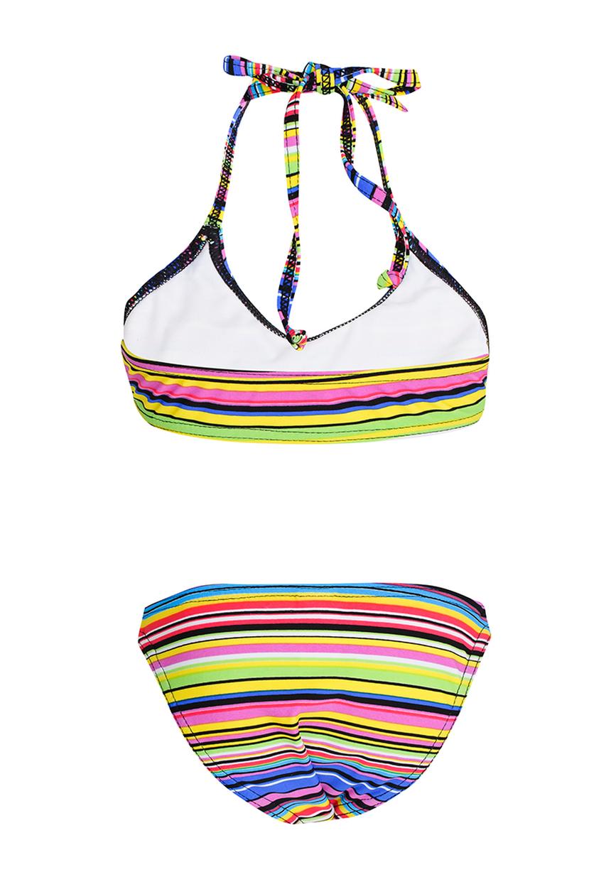 Sun Things - Strappy Bralet & Panty Set Multi-colour