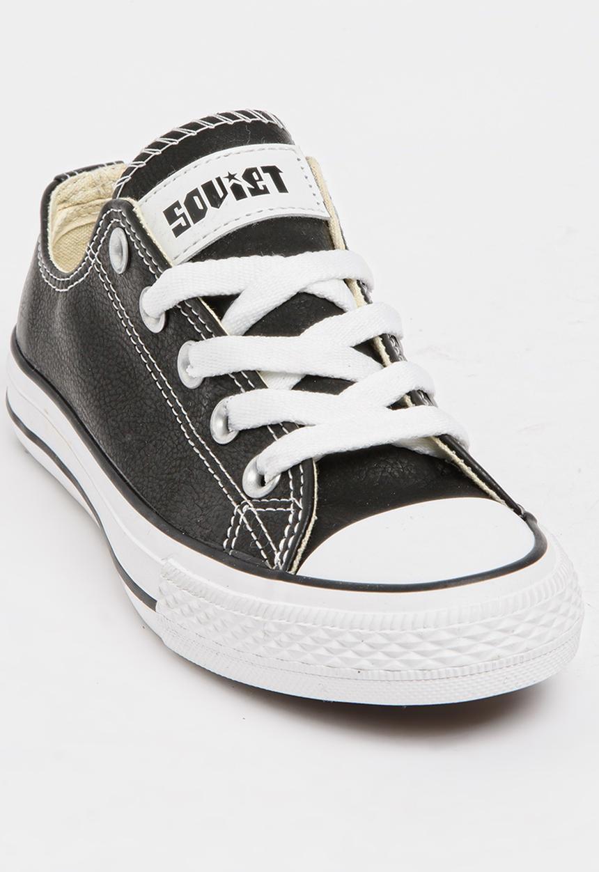 SOVIET - K Viper PU Sneaker - Black