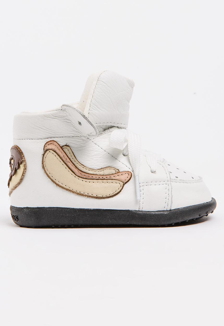 shooshoos - Got Snacks High  Top Sneaker White