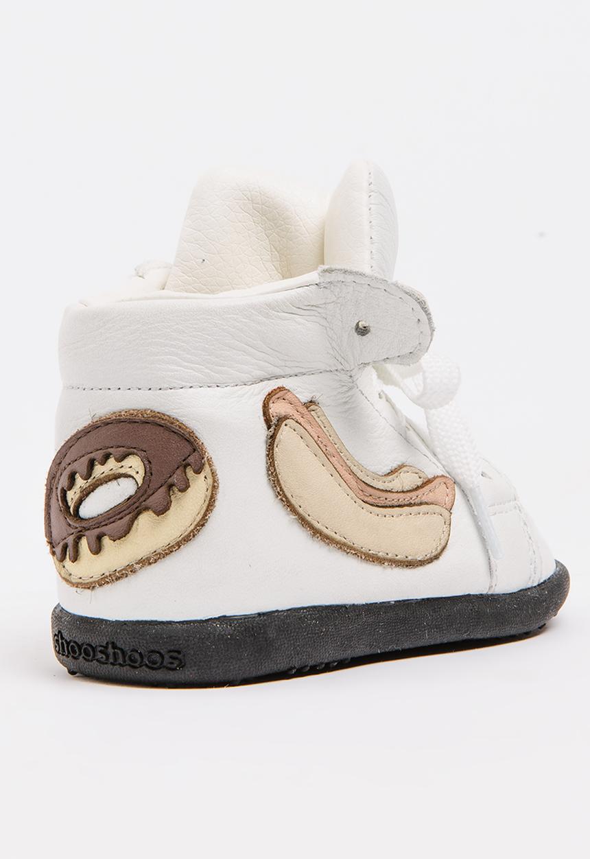 shooshoos - Got Snacks High  Top Sneaker White