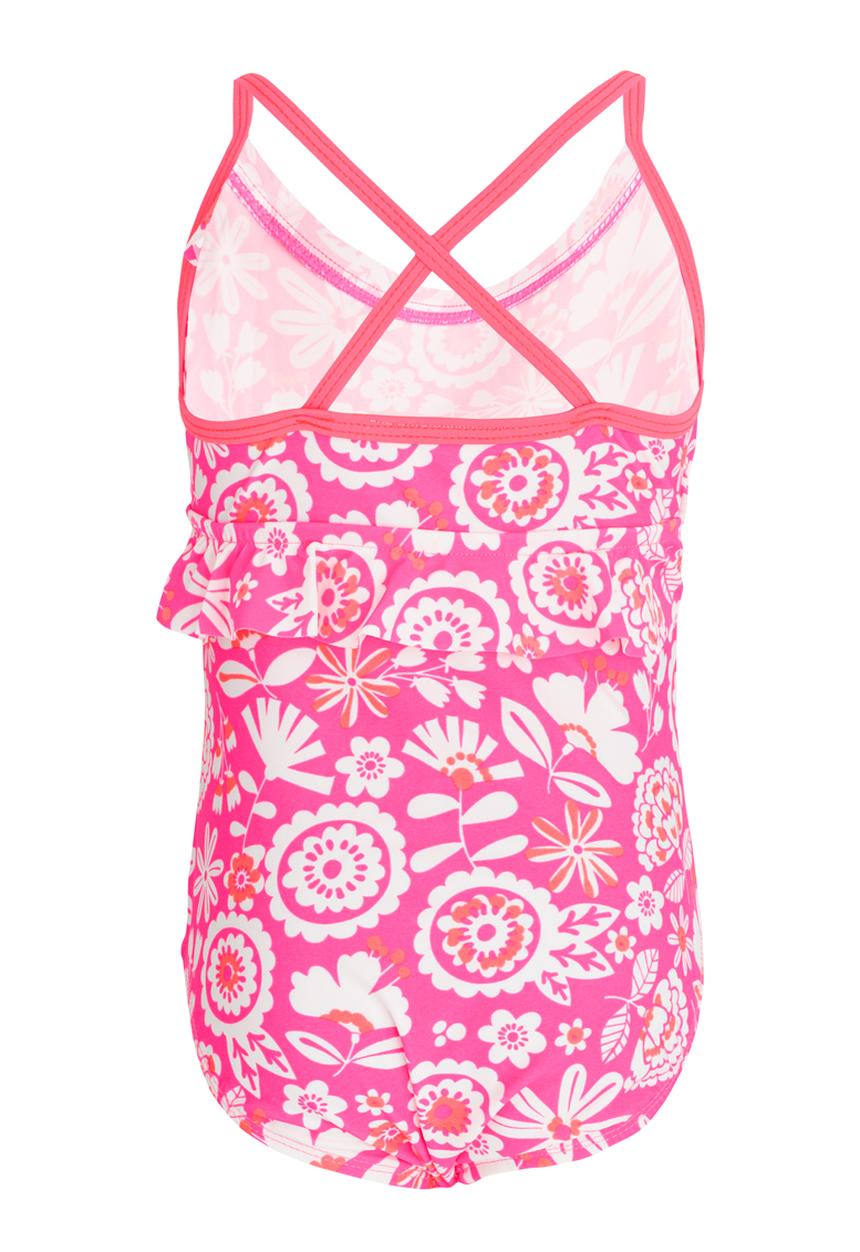 Pop Candy - Printed Full Piece Swimsuit Mid Pink