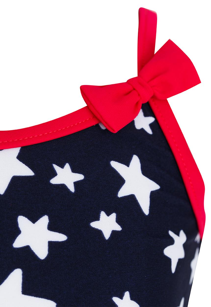 Pop Candy - Star Printed Swimsuit Navy