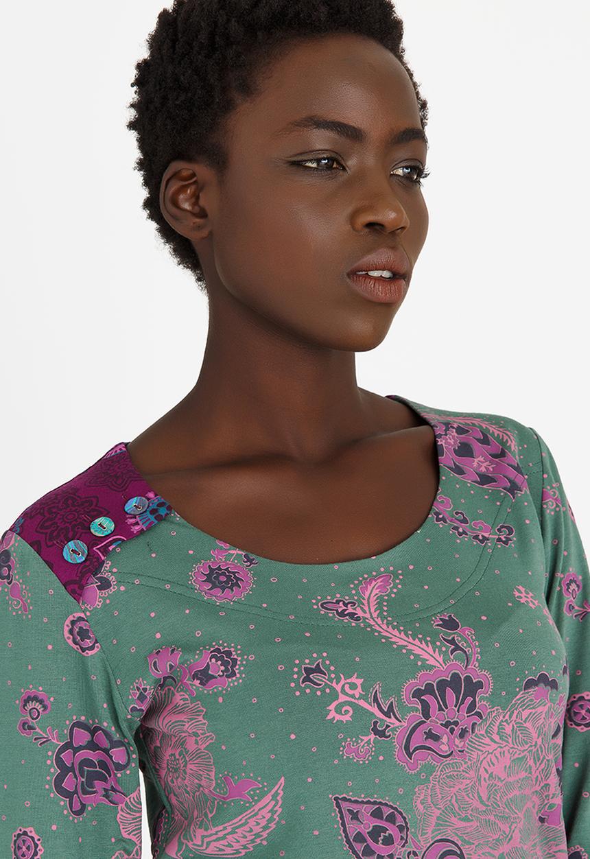 Maya Prass - Amber T-shirt Khaki Green