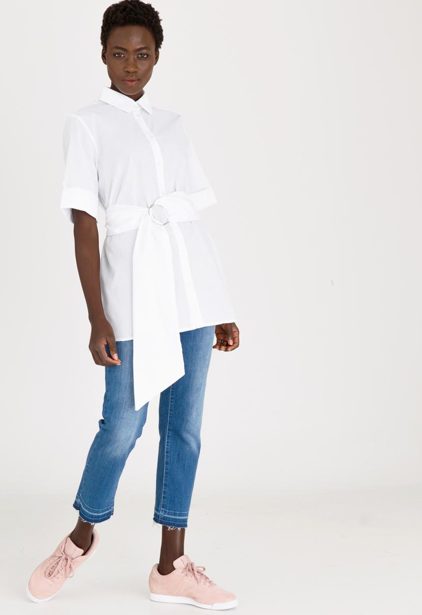 STYLE REPUBLIC - Ring Detail Shirt White
