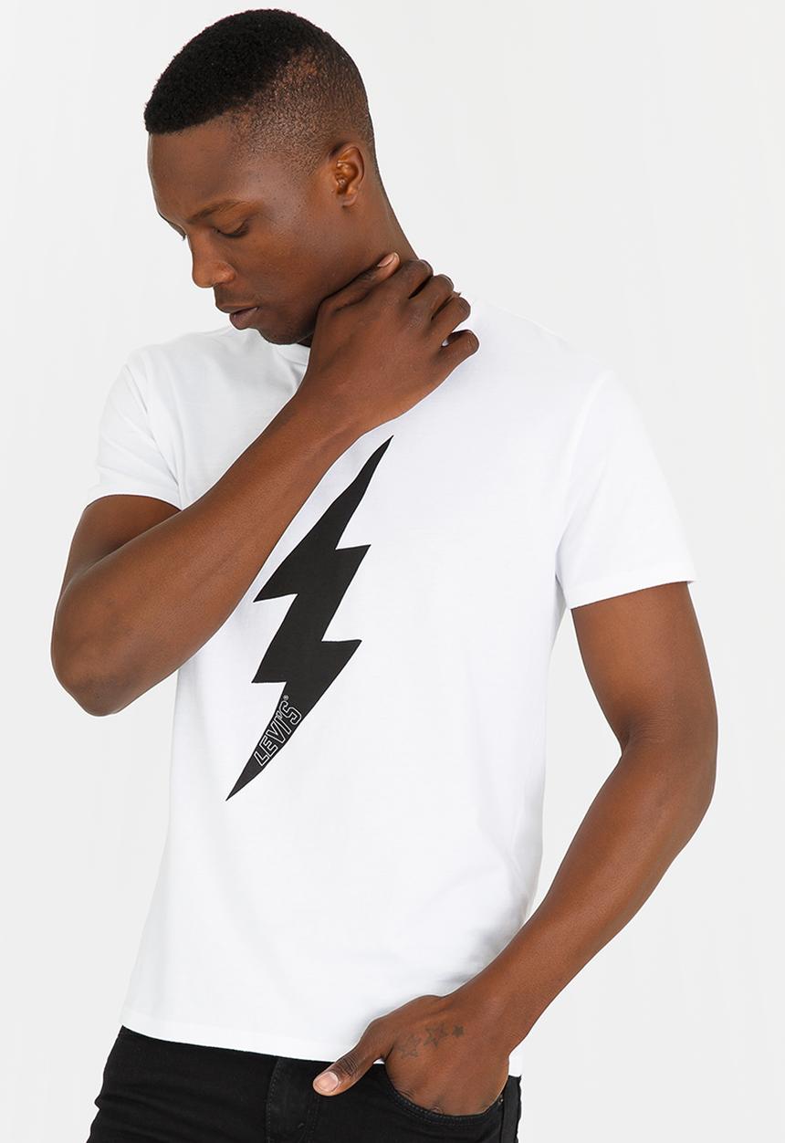 Levi’s® - Graphic Set-In-2 Lightning Bolt Tee White