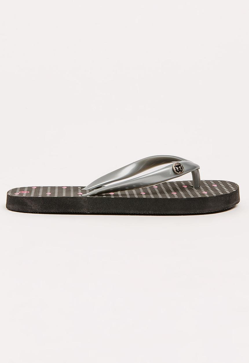 World Tribe - Valentine Flip Flops Black