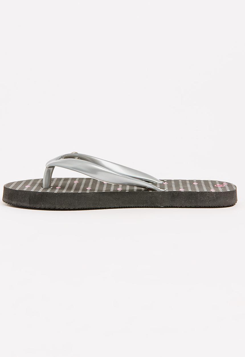 World Tribe - Valentine Flip Flops Black