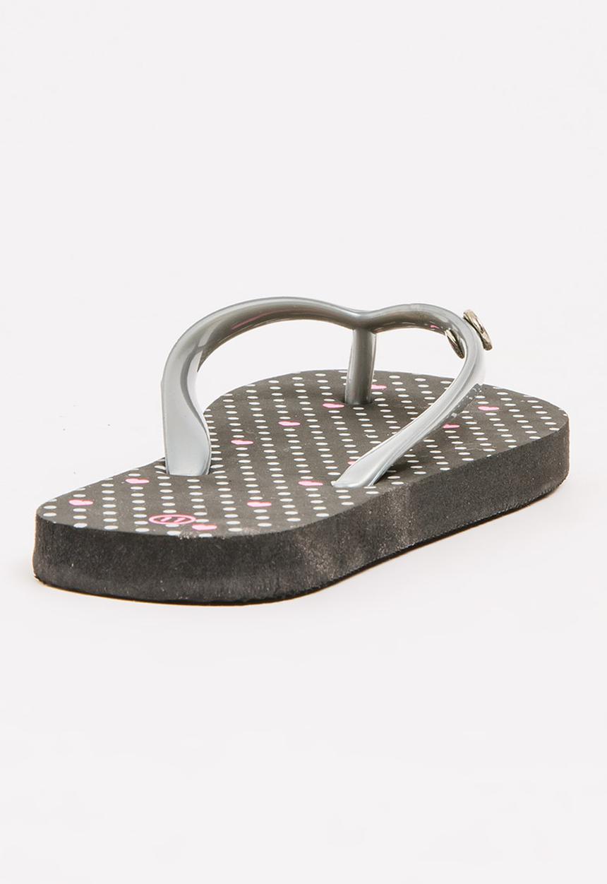 World Tribe - Valentine Flip Flops Black