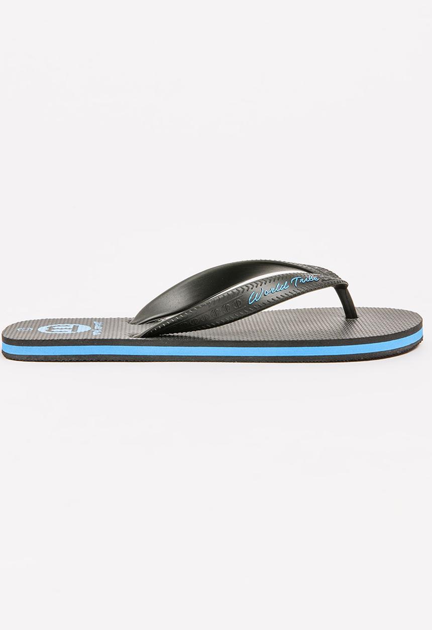 World Tribe - Ultimate Boys Flip Flops Black