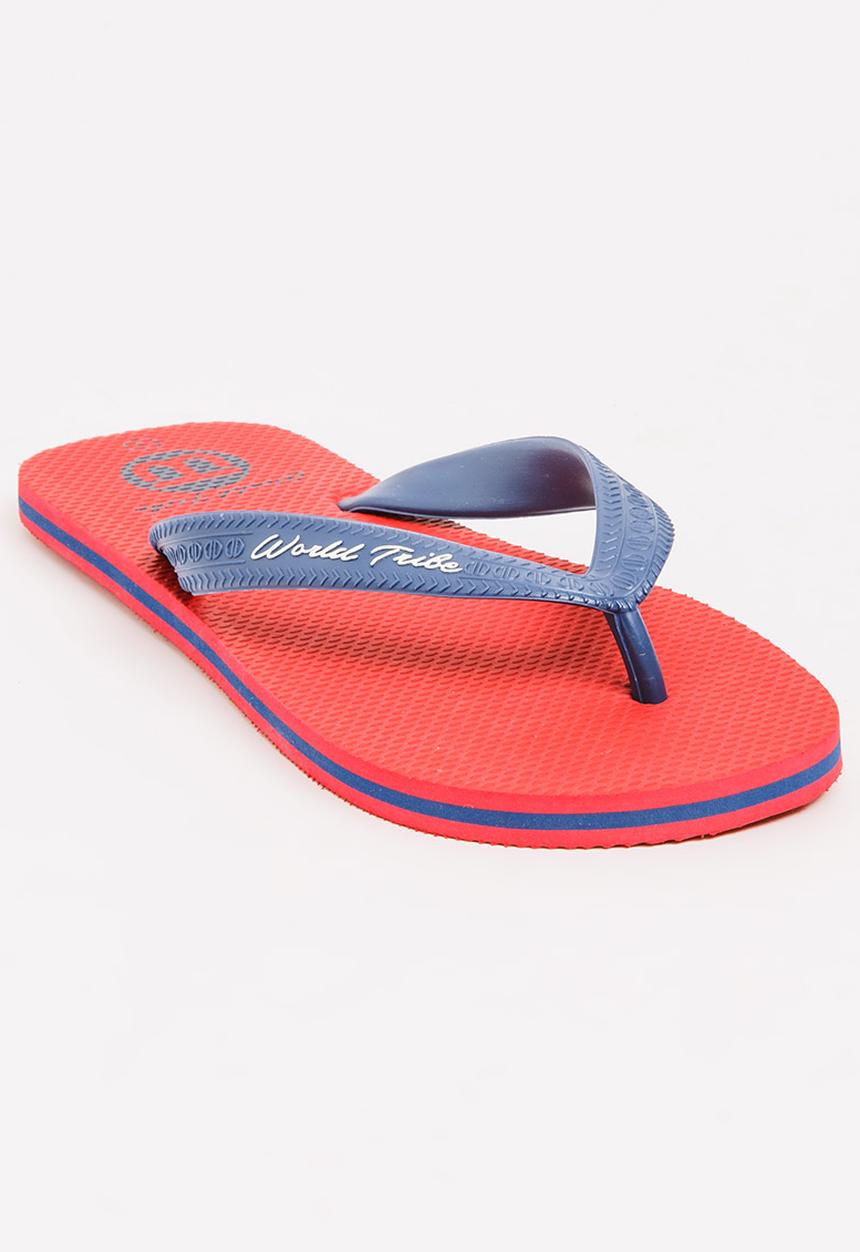 World Tribe - Ultimate Boys Flip Flops Red