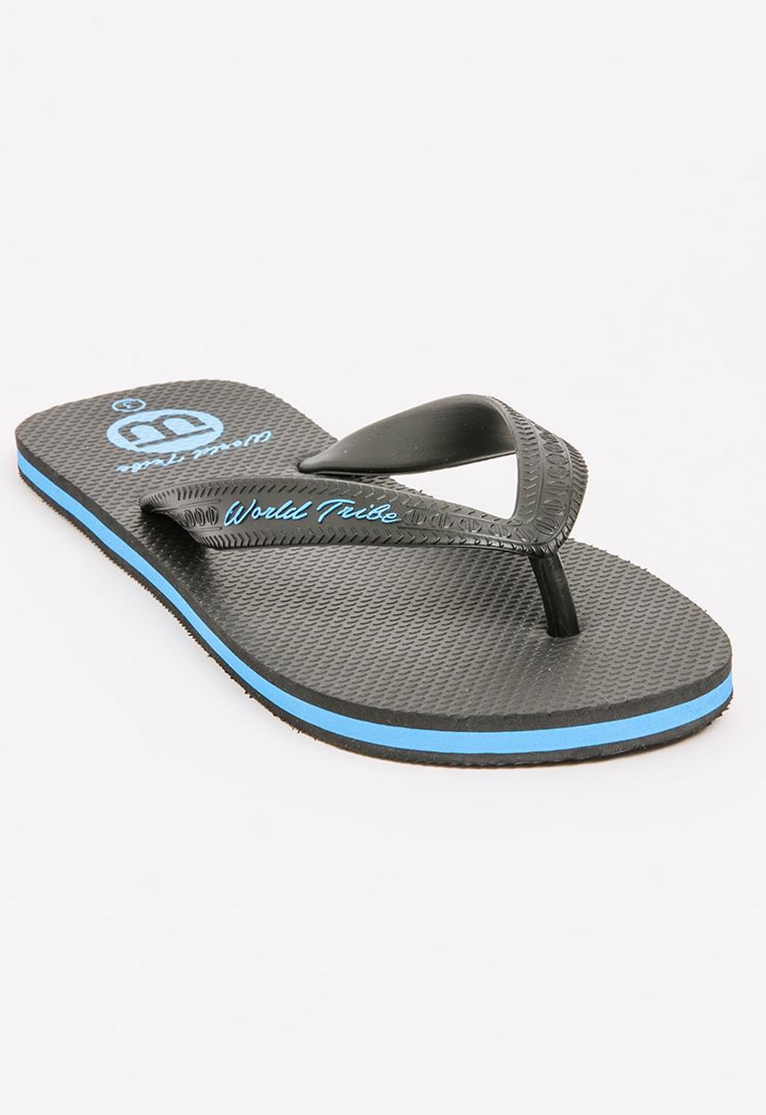 World Tribe - Ultimate Boys Flip Flops Black