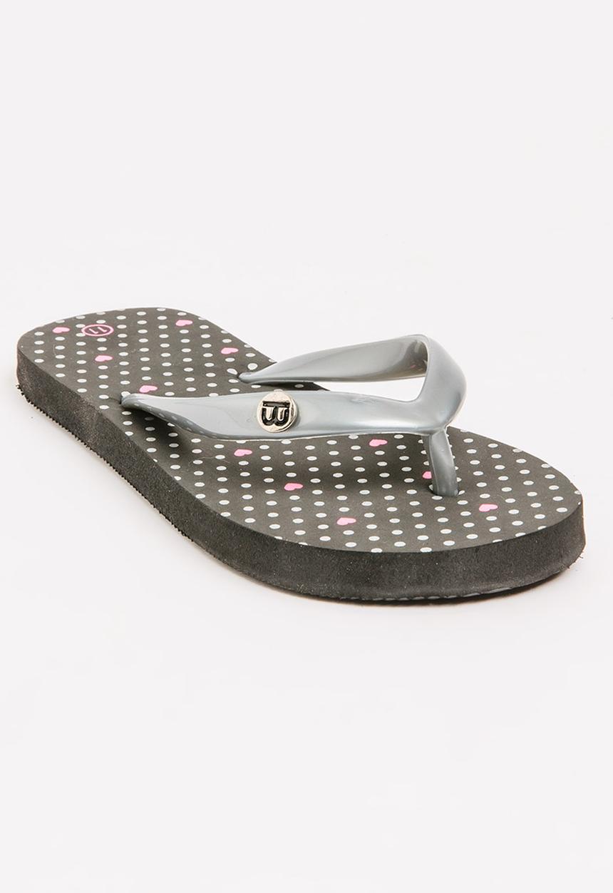 World Tribe - Valentine Flip Flops Black