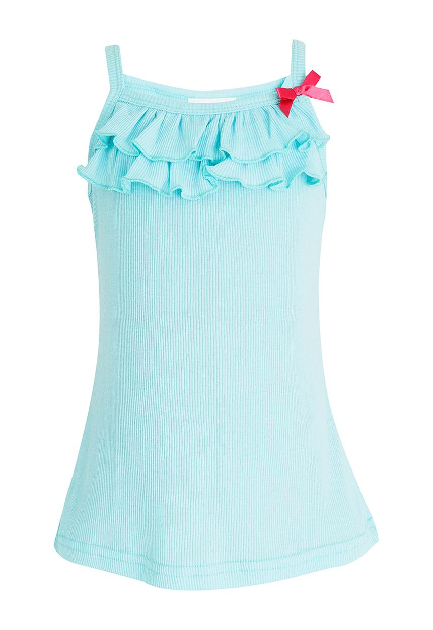 Pop Candy - Ruffle Vest Aqua