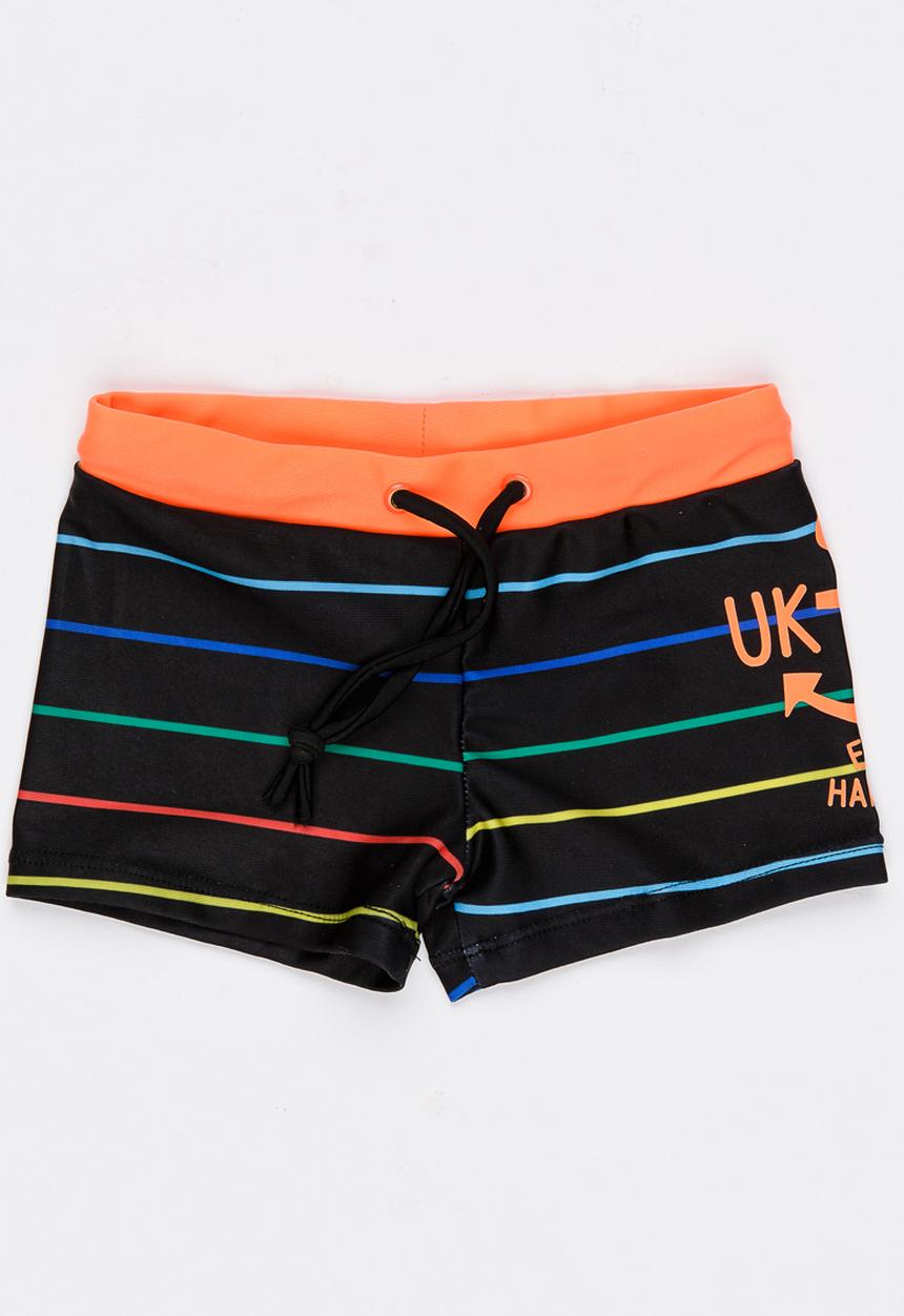 Pop Candy - Stripe Swim Shorts Multi-colour