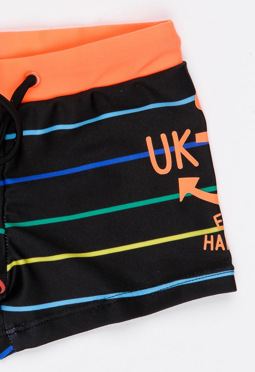 Pop Candy - Stripe Swim Shorts Multi-colour