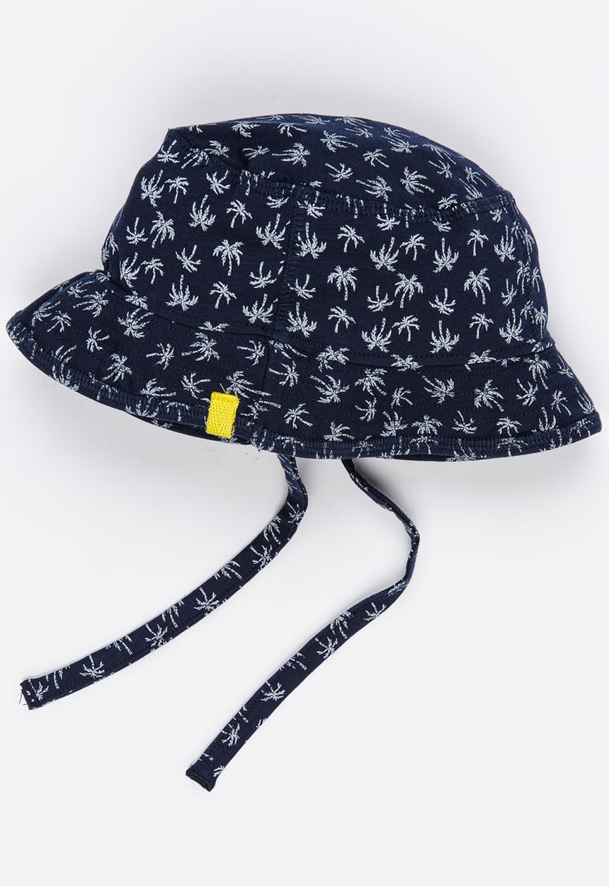 Name It - Printed Boys Hat Navy