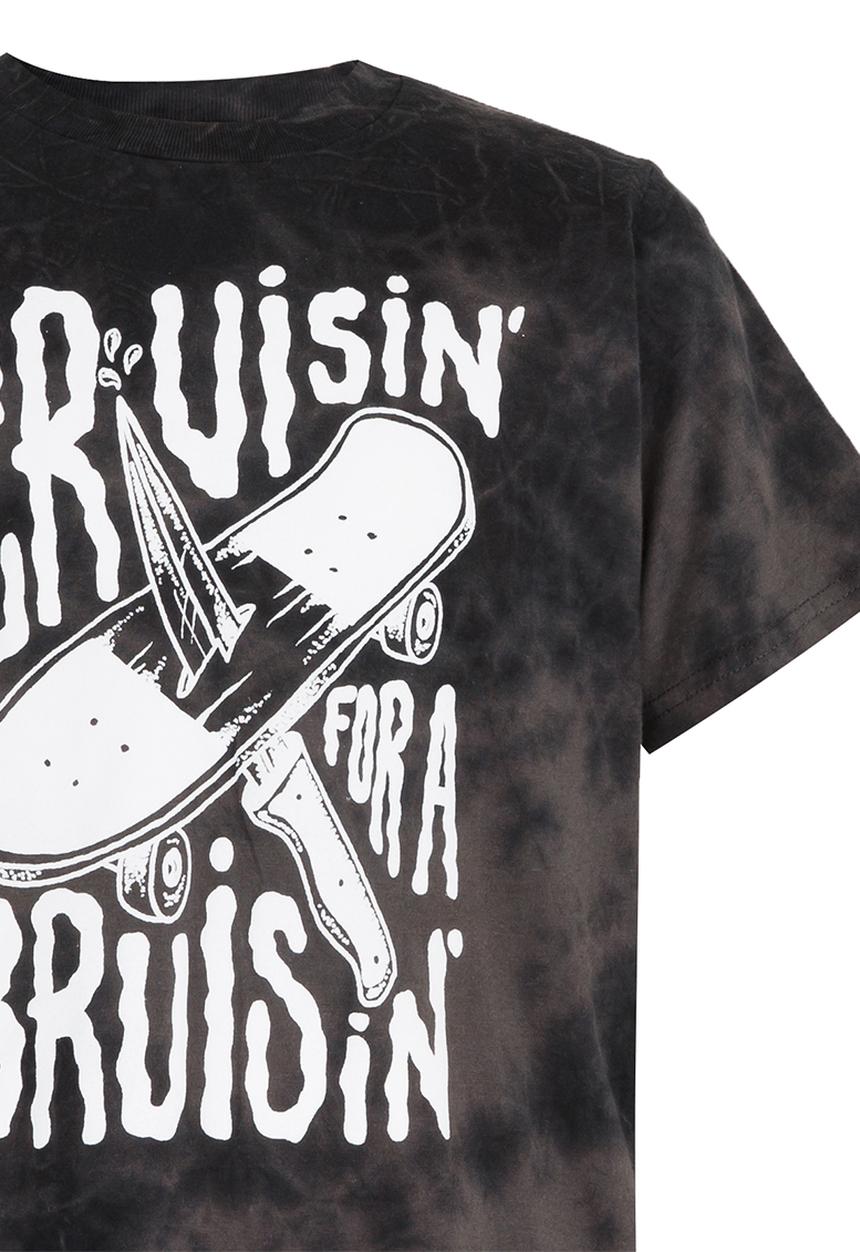DC - Cruiser Bruiser  Short Sleeve Boys Tee Black