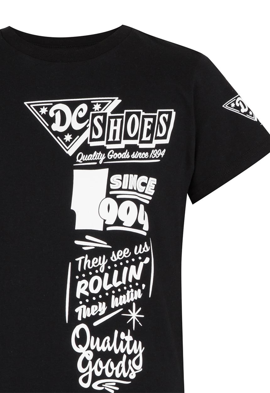DC - Benefit  Short Sleeve Boys Tee Black