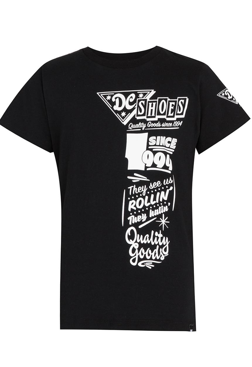 DC - Benefit  Short Sleeve Boys Tee Black