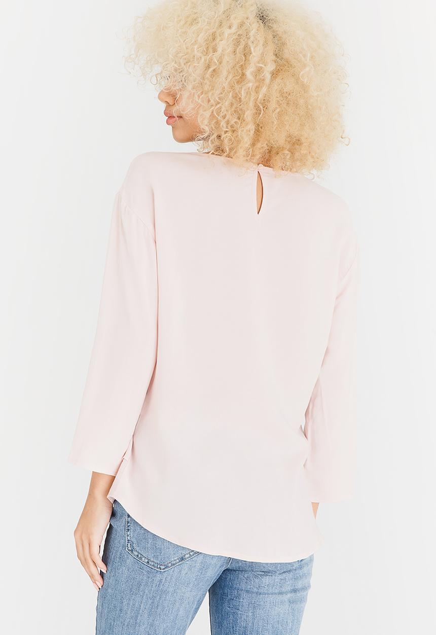 ONLY - Heidi Frill Top Mid Pink