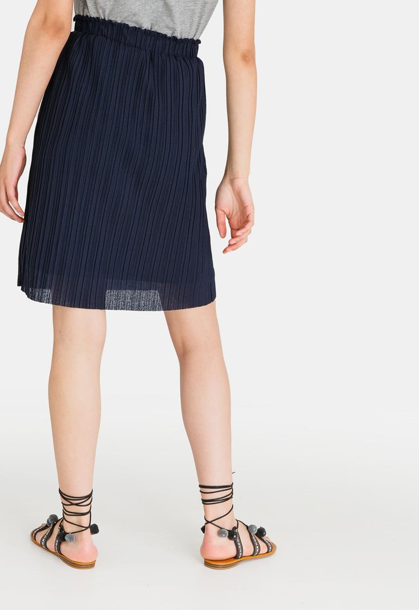 Vero Moda - Mira Pleated Skirt Navy