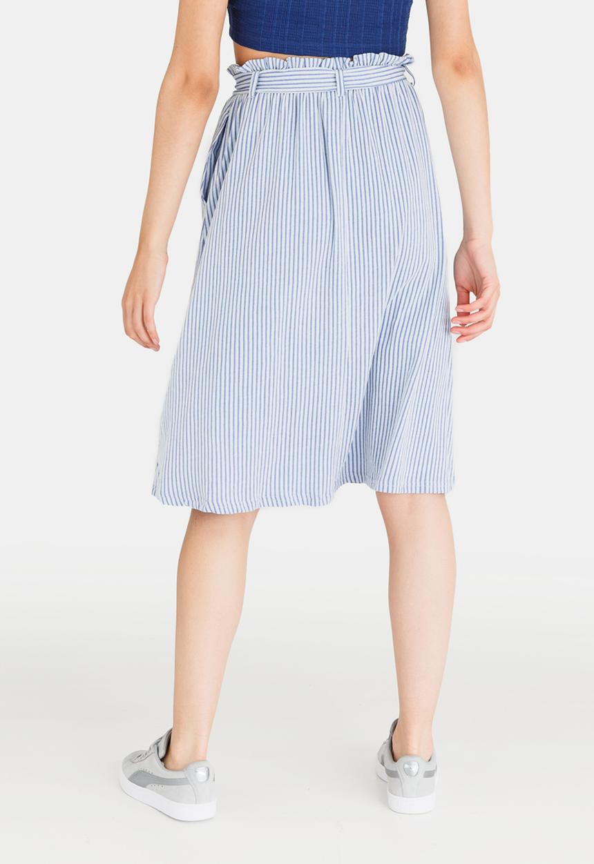 Vero Moda - Laura Striped Skirt Blue and White
