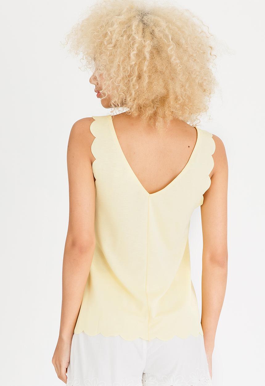 ONLY - Melody Sleeveless Top Pale Yellow