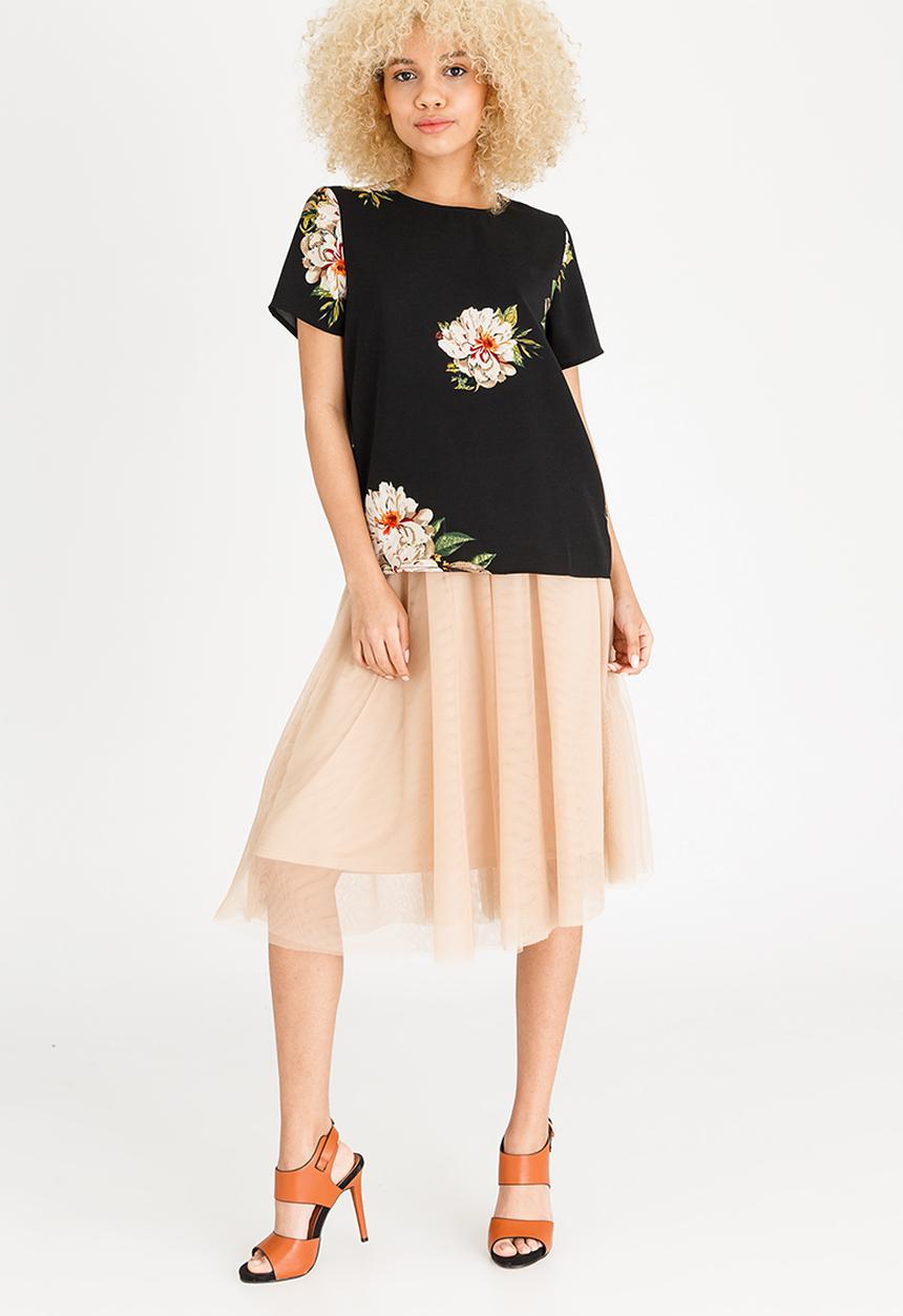 ONLY - Julie Short Sleeve Top Black