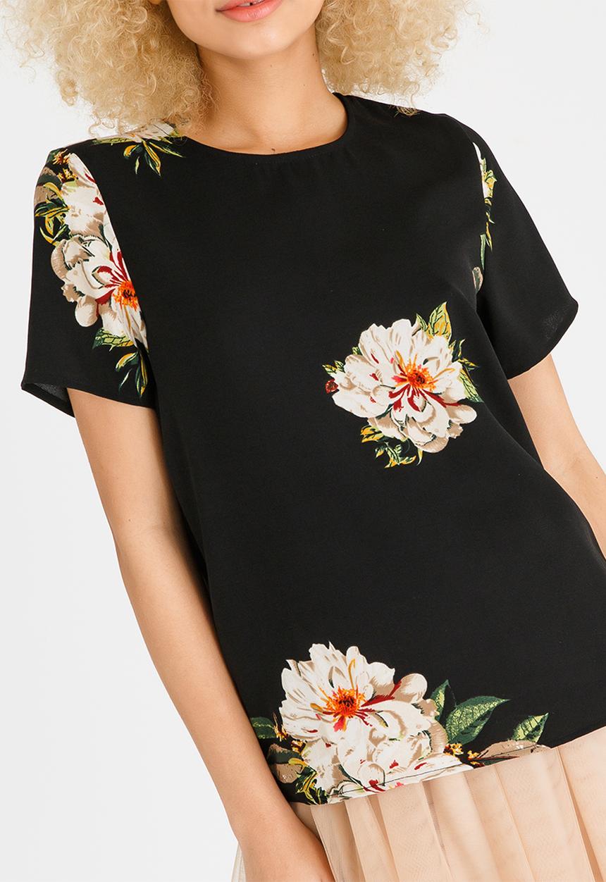 ONLY - Julie Short Sleeve Top Black