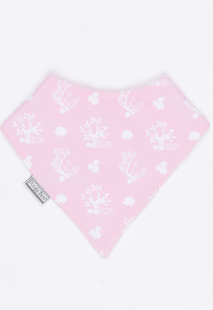 Poogy Bear - Woodlands Bib Mid Pink