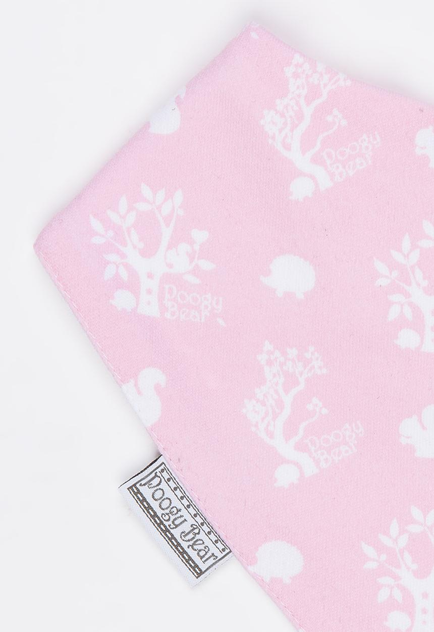 Poogy Bear - Woodlands Bib Mid Pink