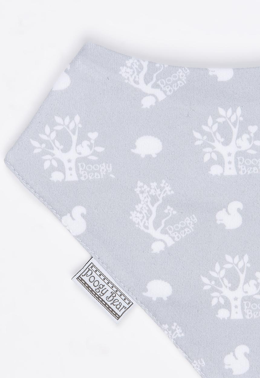 Poogy Bear - Woodlands Bib Grey