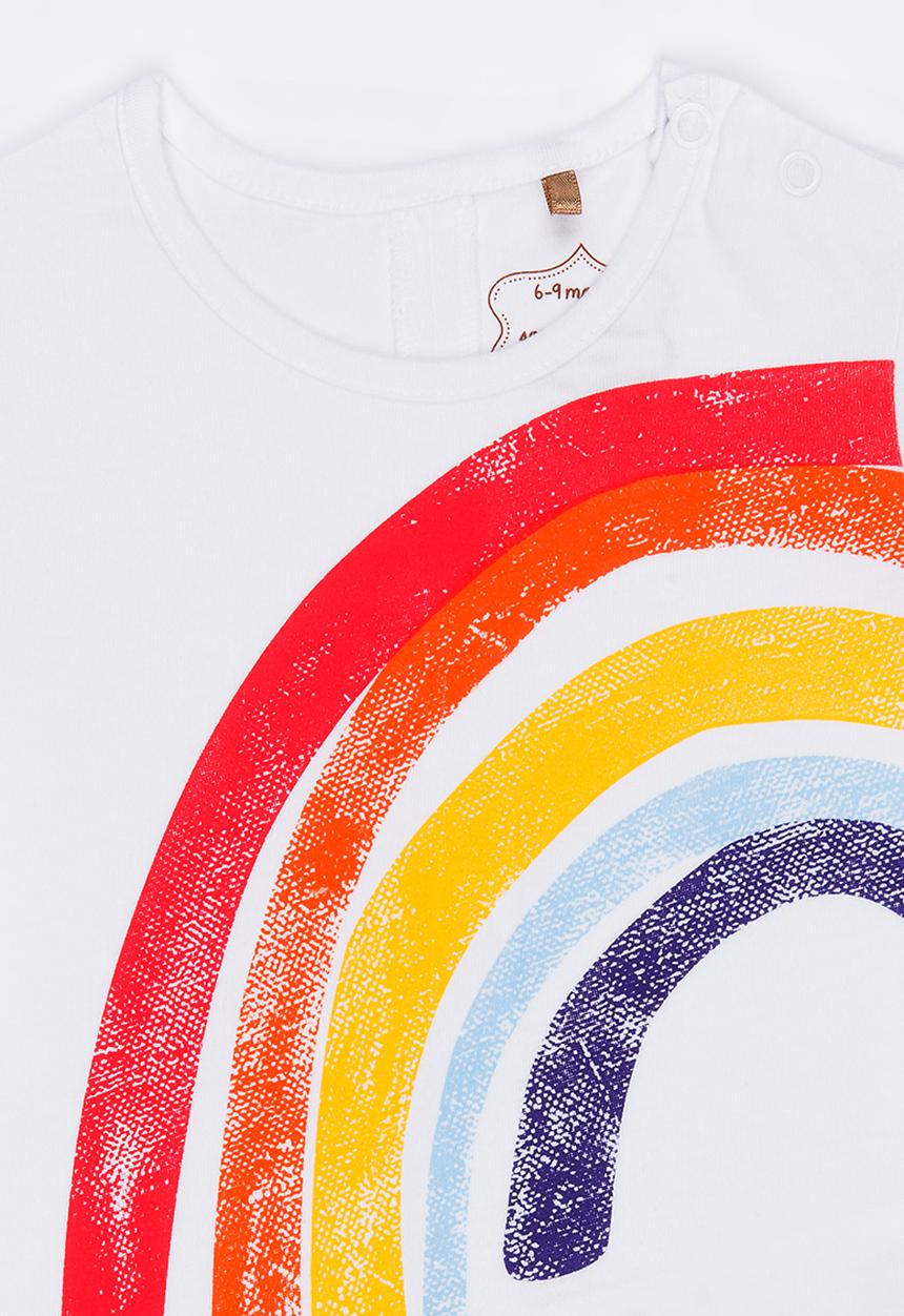 Soobe - Short Sleeve Printed  Tee White