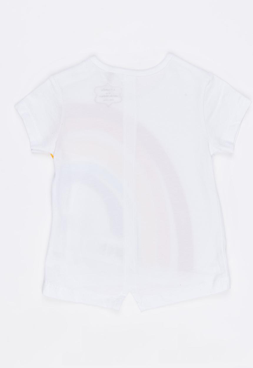 Soobe - Short Sleeve Printed  Tee White