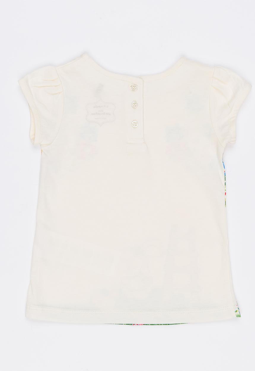Soobe - Short Sleeve Printed  Tee White