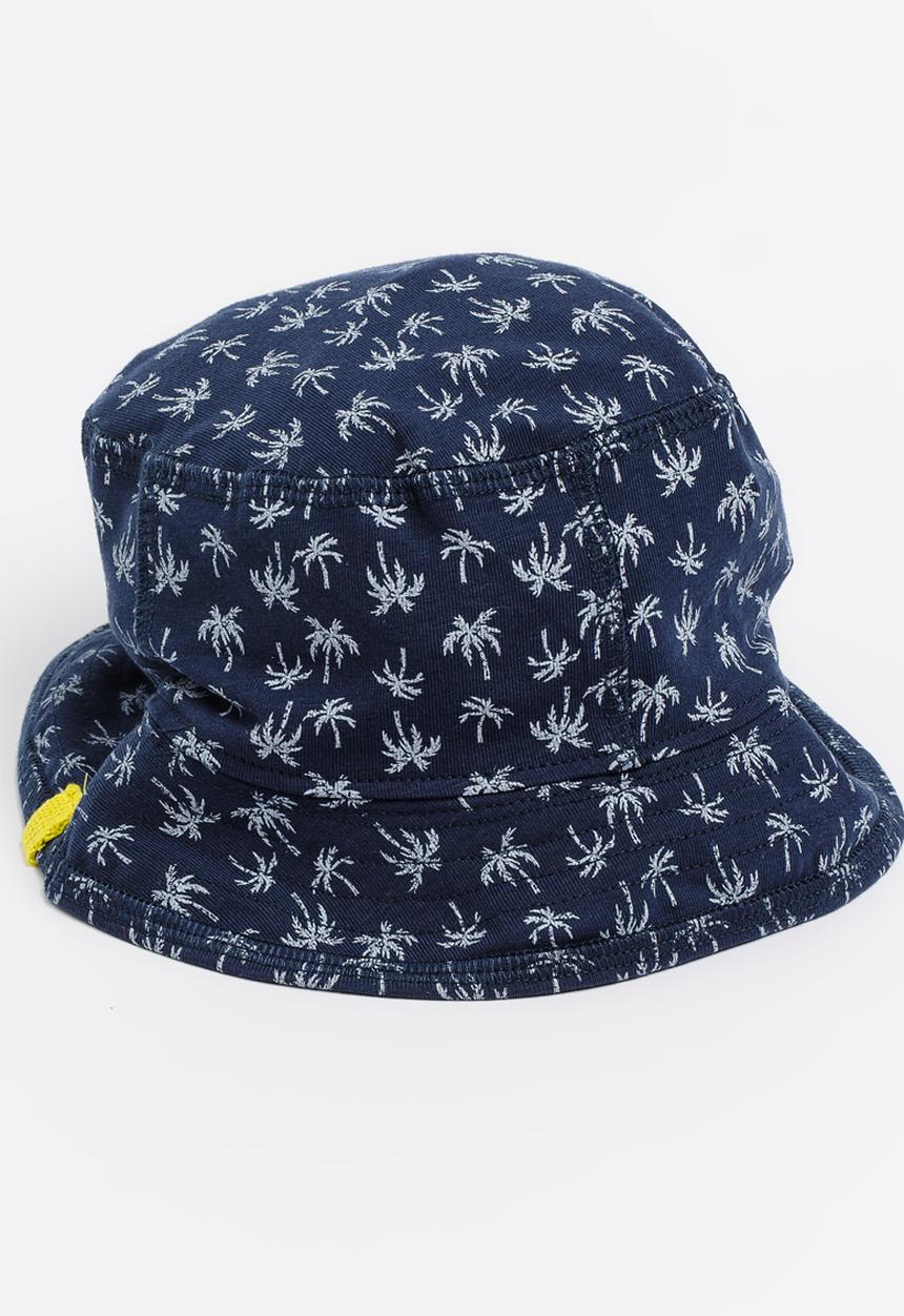 Name It - Printed Boys Hat Navy