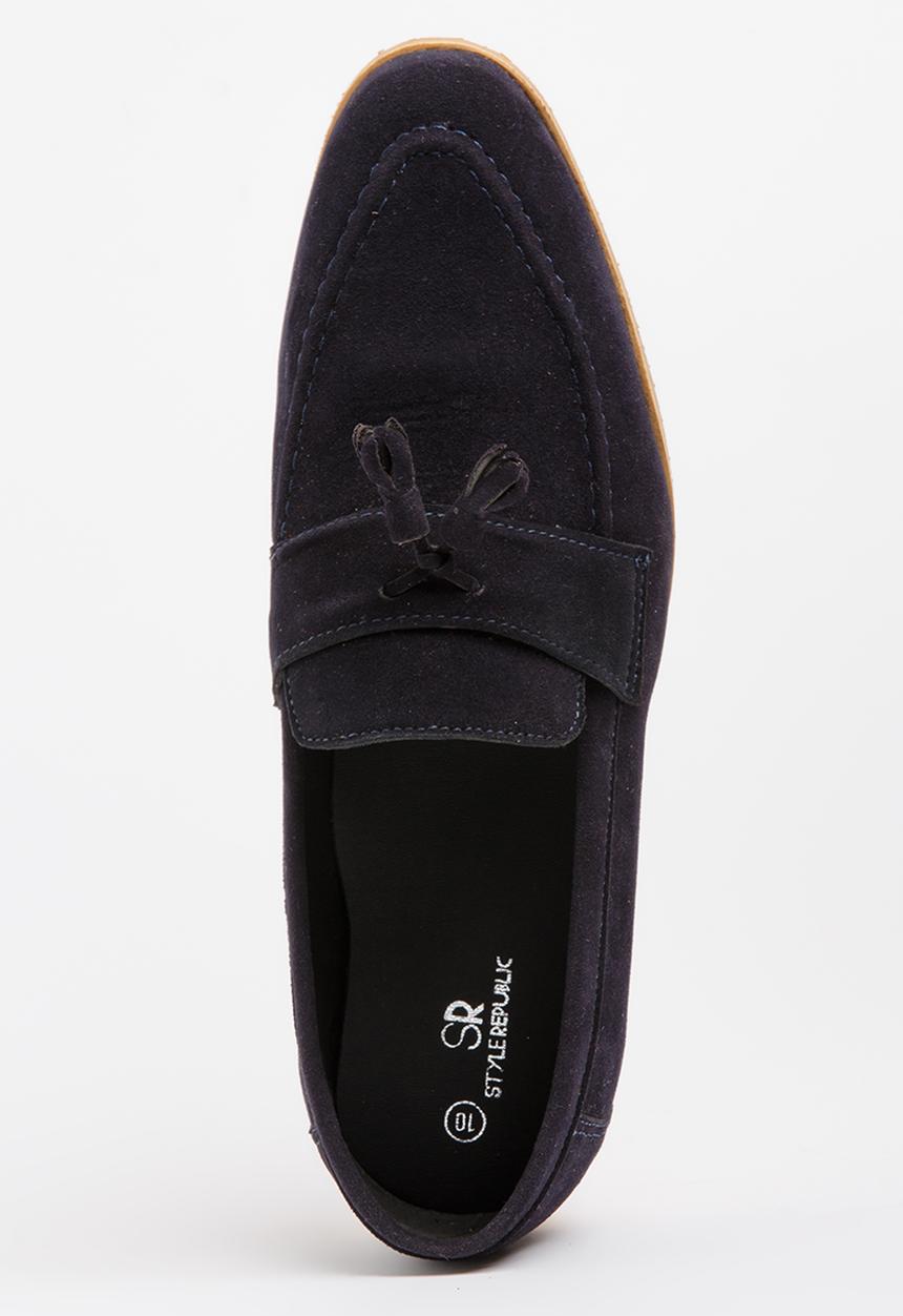 STYLE REPUBLIC - Tassel Moccassin Navy